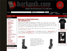 Tablet Screenshot of darkpub.com